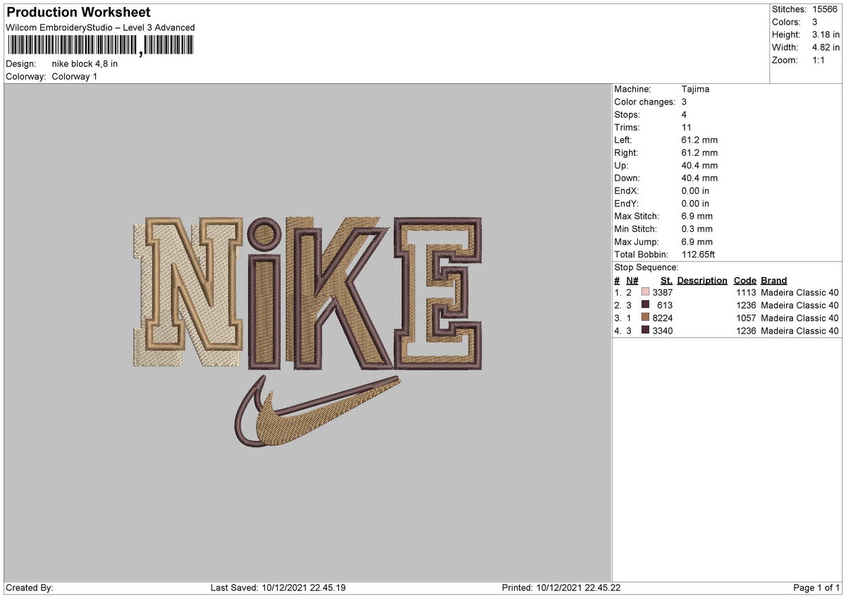 Nike Lakers Embroidery File 4 size – Embropedia