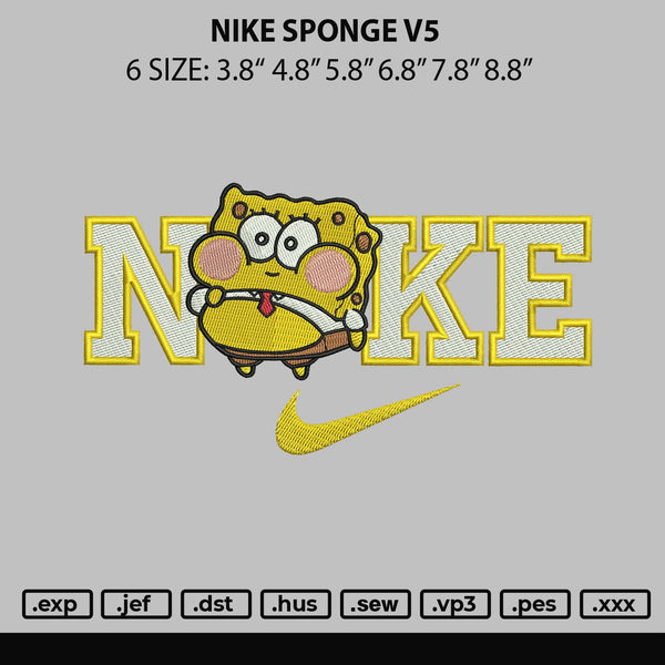 Nike Sponge V5 Embroidery File 6 Sizes – Embropedia