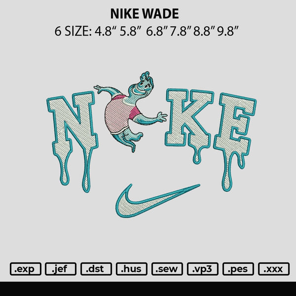 Nike Wade Embroidery File 6 sizes – Embropedia