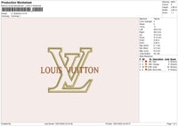 LV Applique Embroidery File 6 size – Embropedia