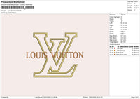 Louis Vuitton Pattern Embroidery File 4 size – Embropedia